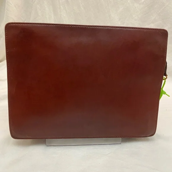 Cartier Bordeaux Leather Must de Cartier A5 Document Case Clutch Bag. - Picture 3 of 14